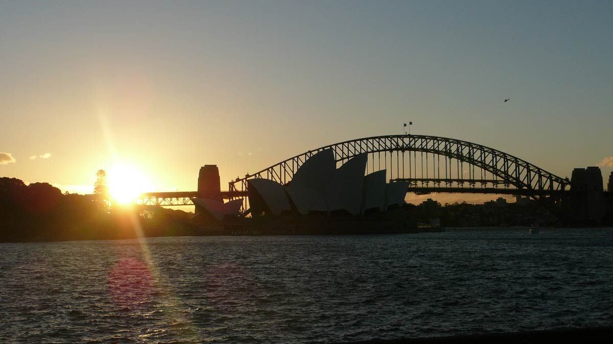 Opera House and Harbour Bridge, Sydney, Australie